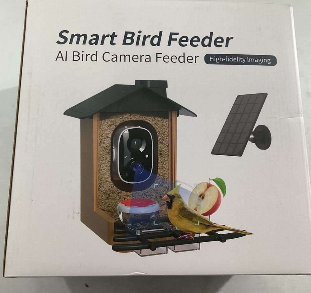 Smart Bird Feeder AI Identify Bird Camera Feeder Solar Powered