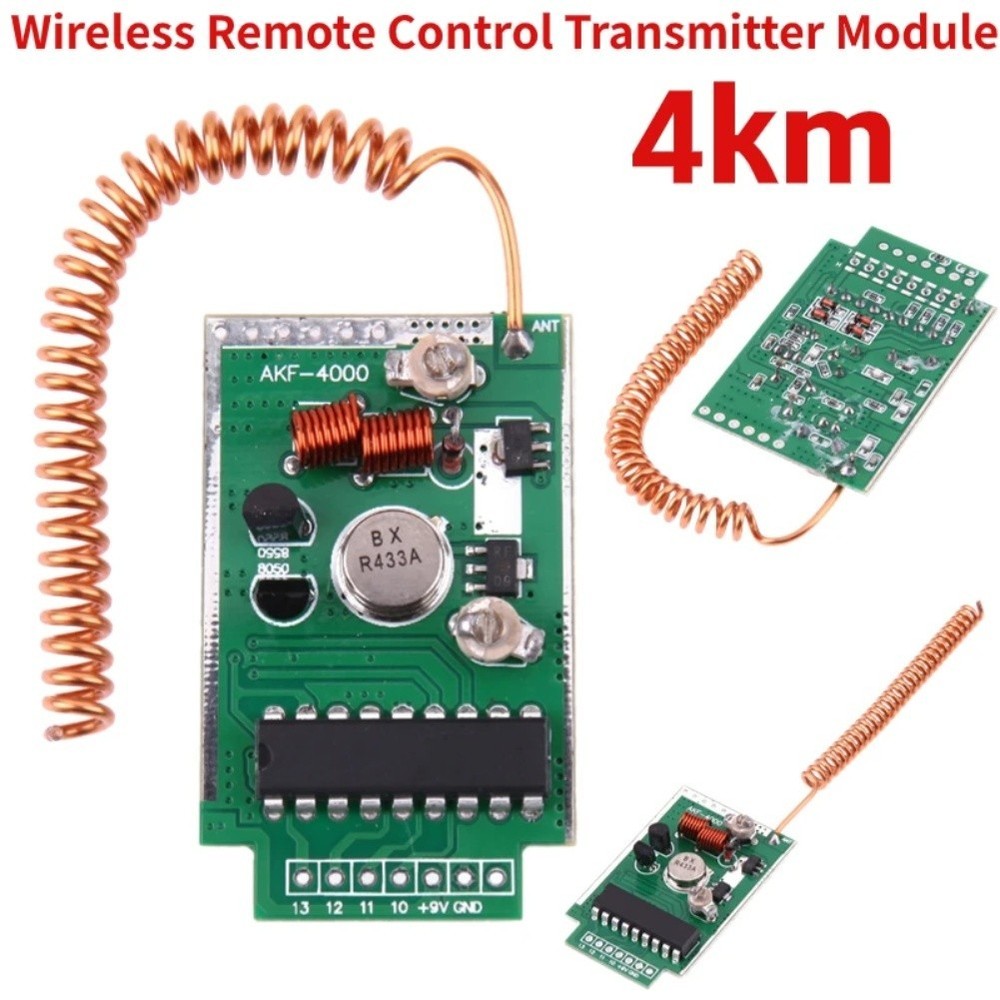 Wireless Remote Control Transmitter Module Kit 4km 433MHz Stable Signal