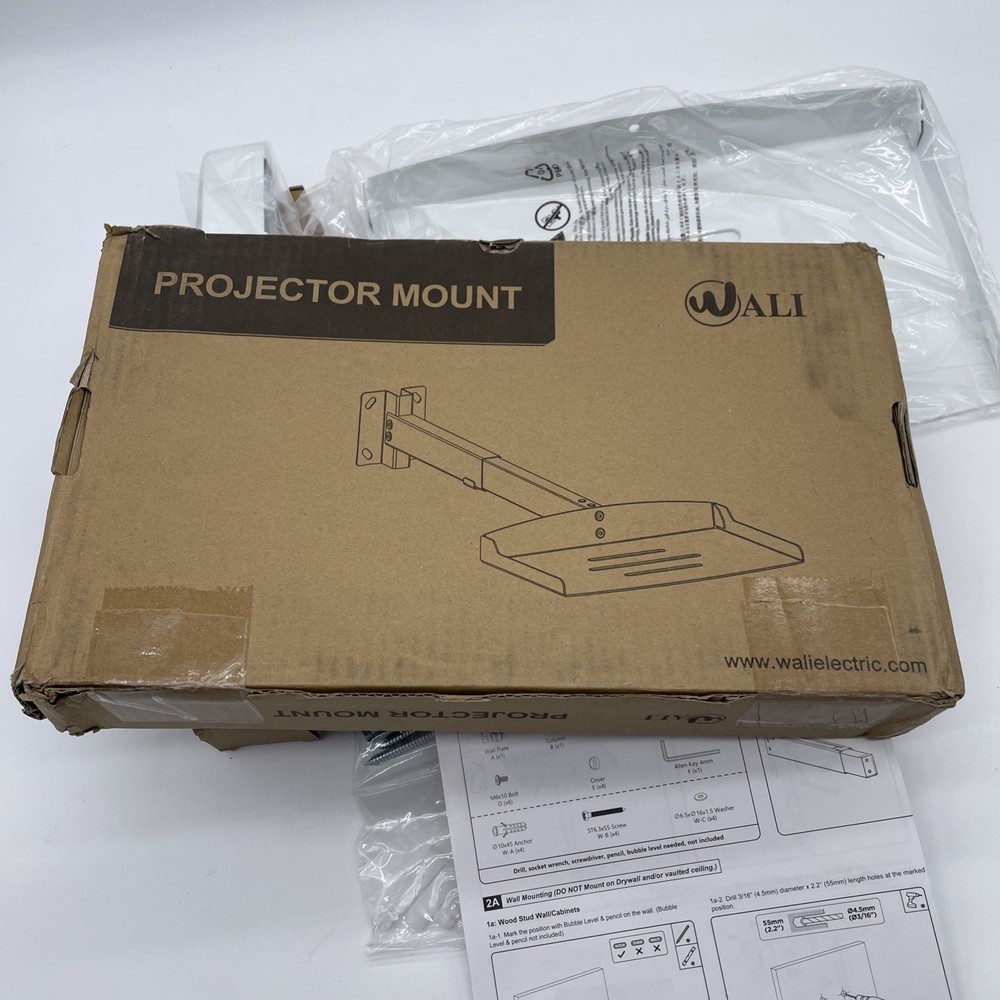 Projector Wall Mount Holds up to 22lbs, Adjustable Universal Projectors Mount