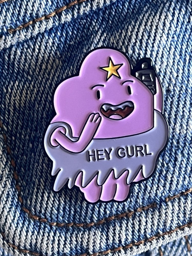 Adventure Time - Lumpy Space Princess Enamel Pin - Excellent Condition
