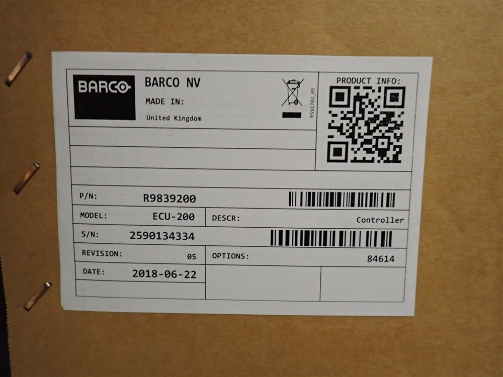 Barco TransForm ECU-200 R9839200 High-Resolution Video Wall Controller (Q7)