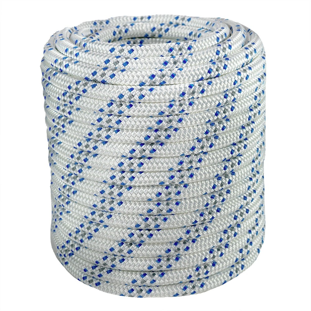 3/4" x 100' Double Braid Polyester Arborist Bull Rope Tree Rigging Line