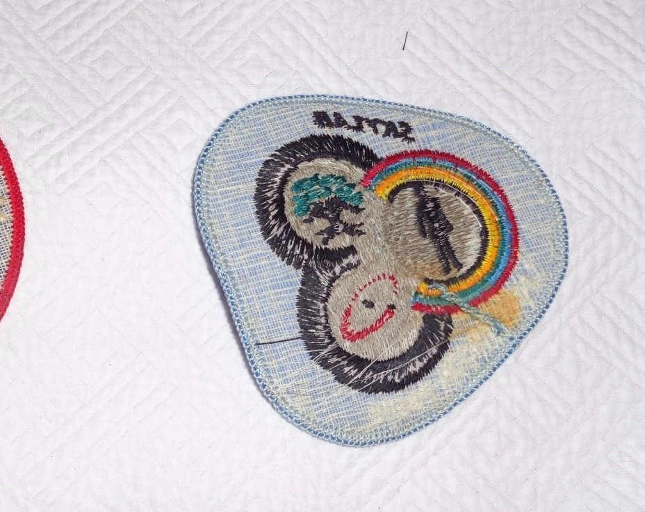 NASA PATCH, 1970'S, SKYLAB TRIANGLE MISSION PATCH