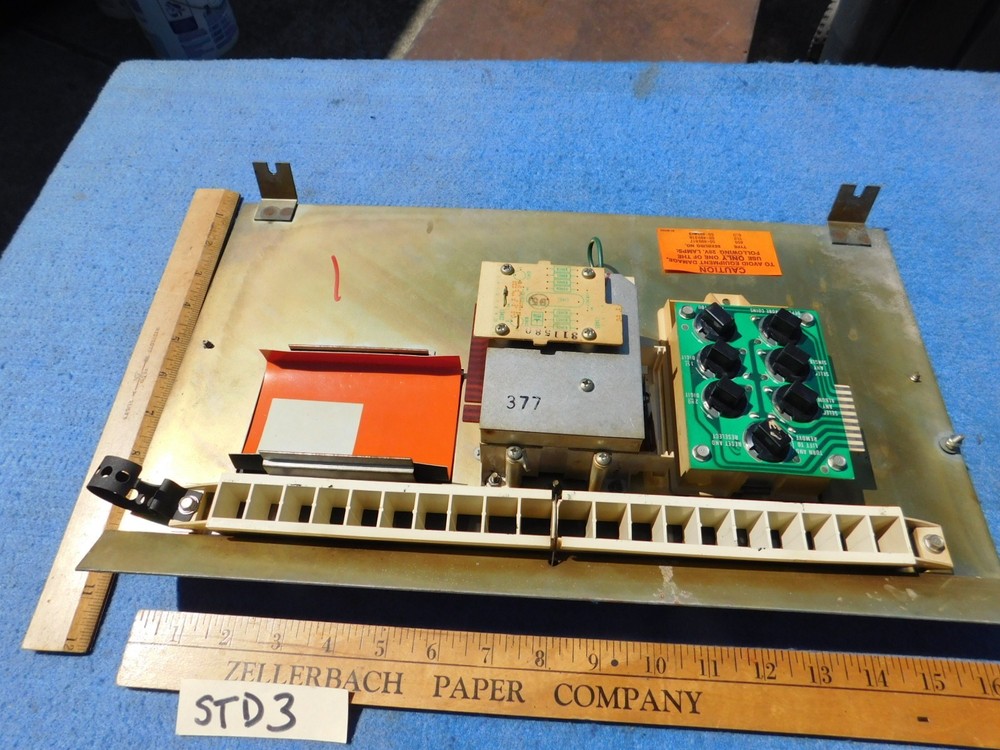 Seeburg STD3 Sunstar Cabinet Control Panel Assembly # 10-458731