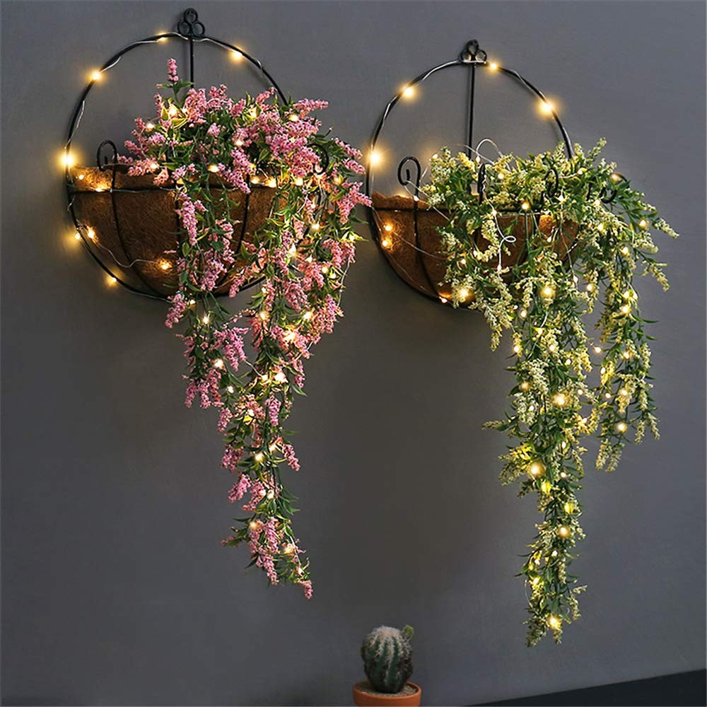 2 PCS 16" Half Round Coco Liner,Half Circle Wall Planter, Coco Fiber Replacem...