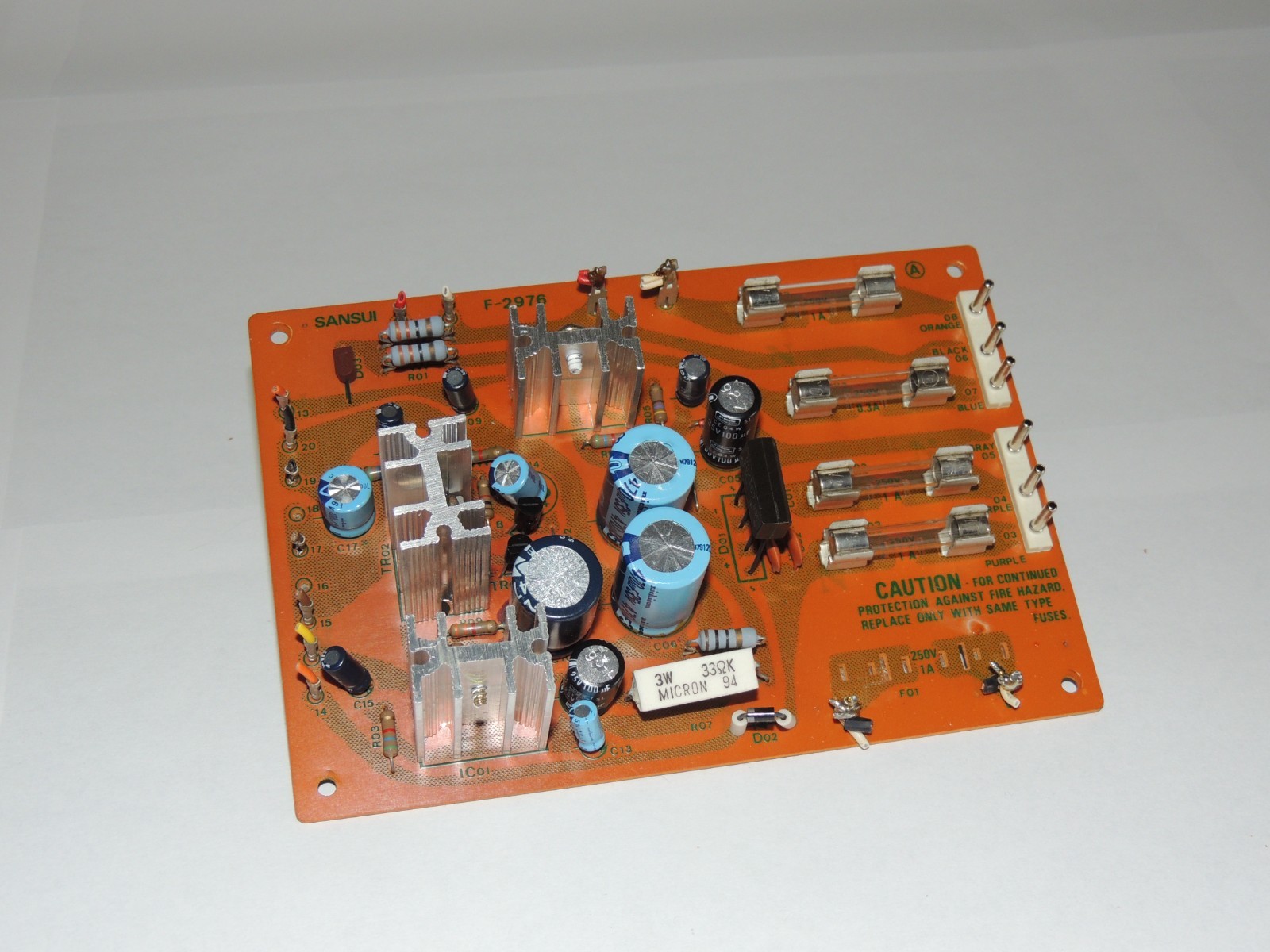 Sansui TU-719   Power Supply Assembly   7503251 & F2976