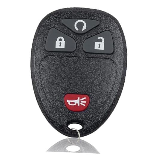 Key Fob Keyless Entry Remote Control Compatible with Chevy Silverado 4Btn, 1PC