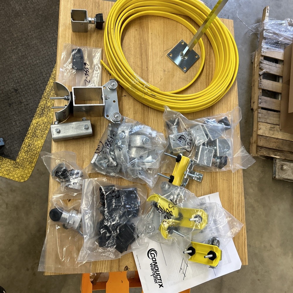 CONDUCTIX FLAT CABLE Festoon Wire And Hardware As Per Photo