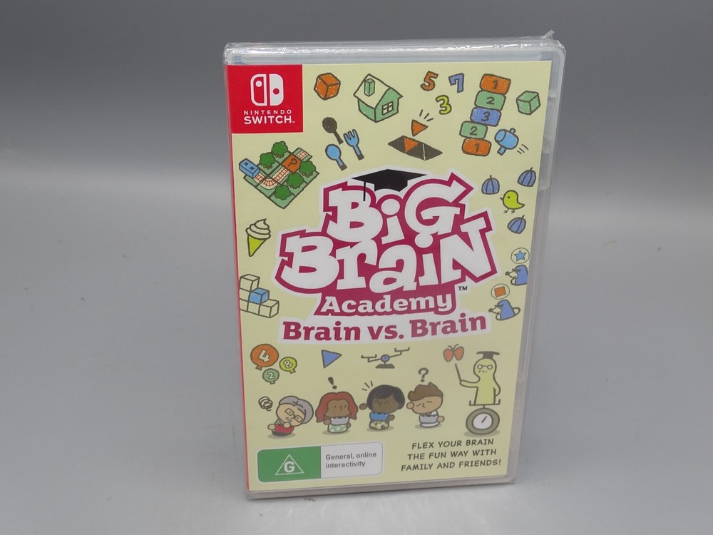 Big Brain Academy Brain vs Brain Nintendo Switch - ***NEW FACTORY SEALED***