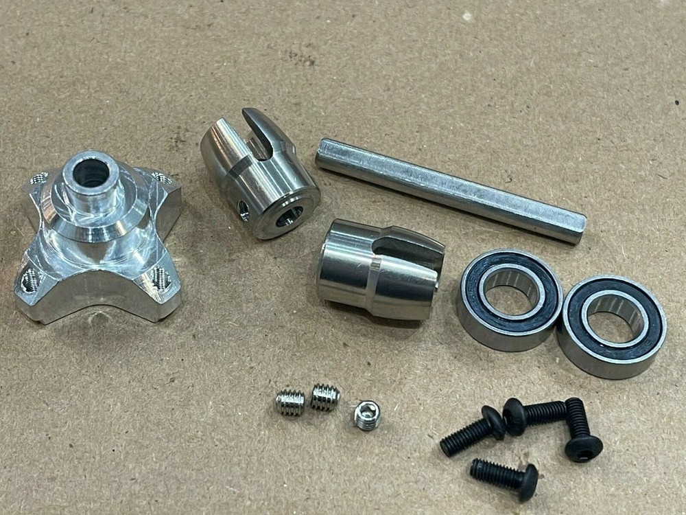 Stainless Steel Solid Axle Diff  Differential Locker for Arrma 6S 1/7 Infraction