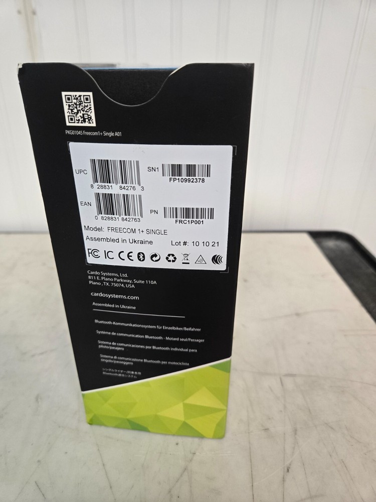 Cardo Freecom 1+ Motorcycle Communication System