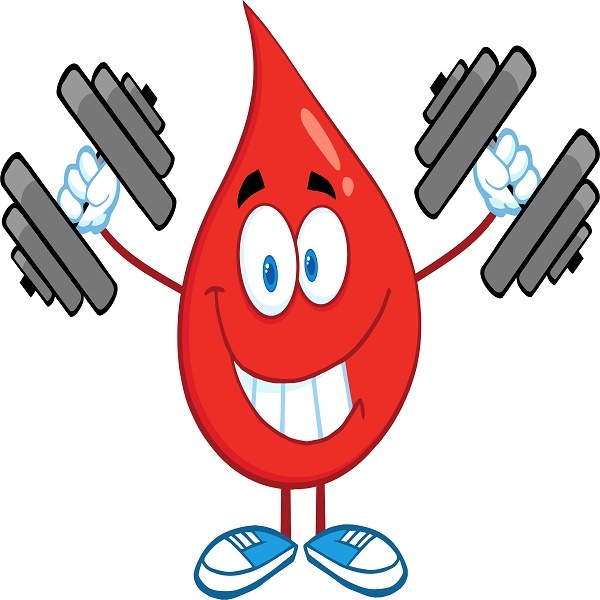 30 Custom Red Drop Workout Personalized Address Labels