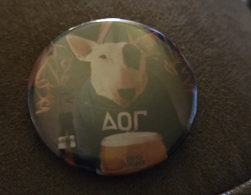 Spuds Mackenzie Vintage Pin 1980's