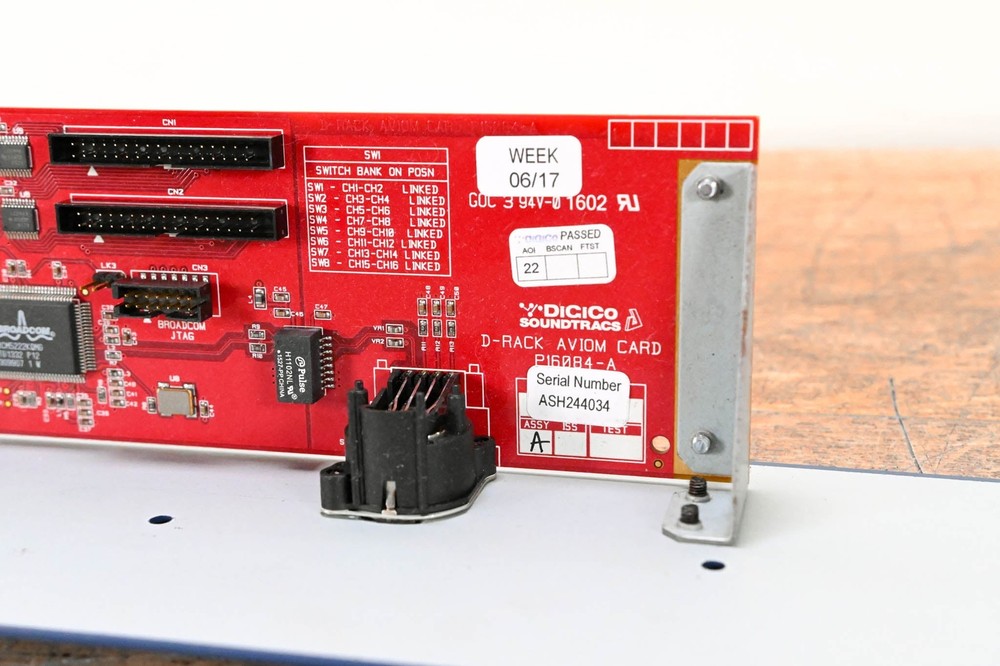 DiGiCo D-16c Aviom A-Net D-Rack Module CG01KLD
