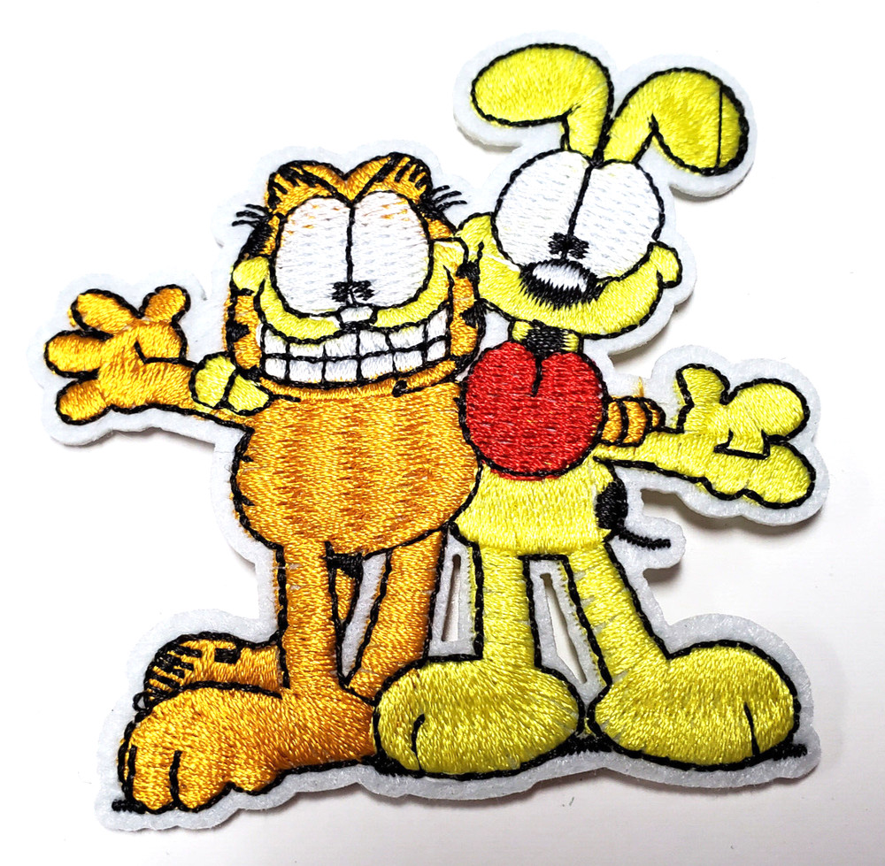 Garfield& Odie  Animated  3" Patch- Mailed from USA
