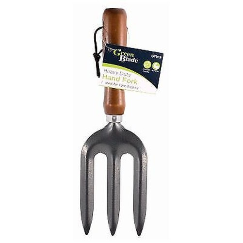 Heavy Duty Hand Fork With Wooden Handle