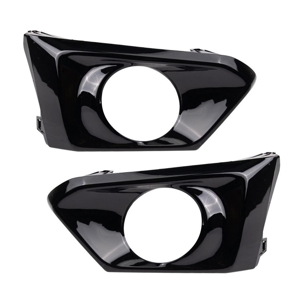 Fog Light Bezel Set 2 Piece Polypropylene Black NI1039158