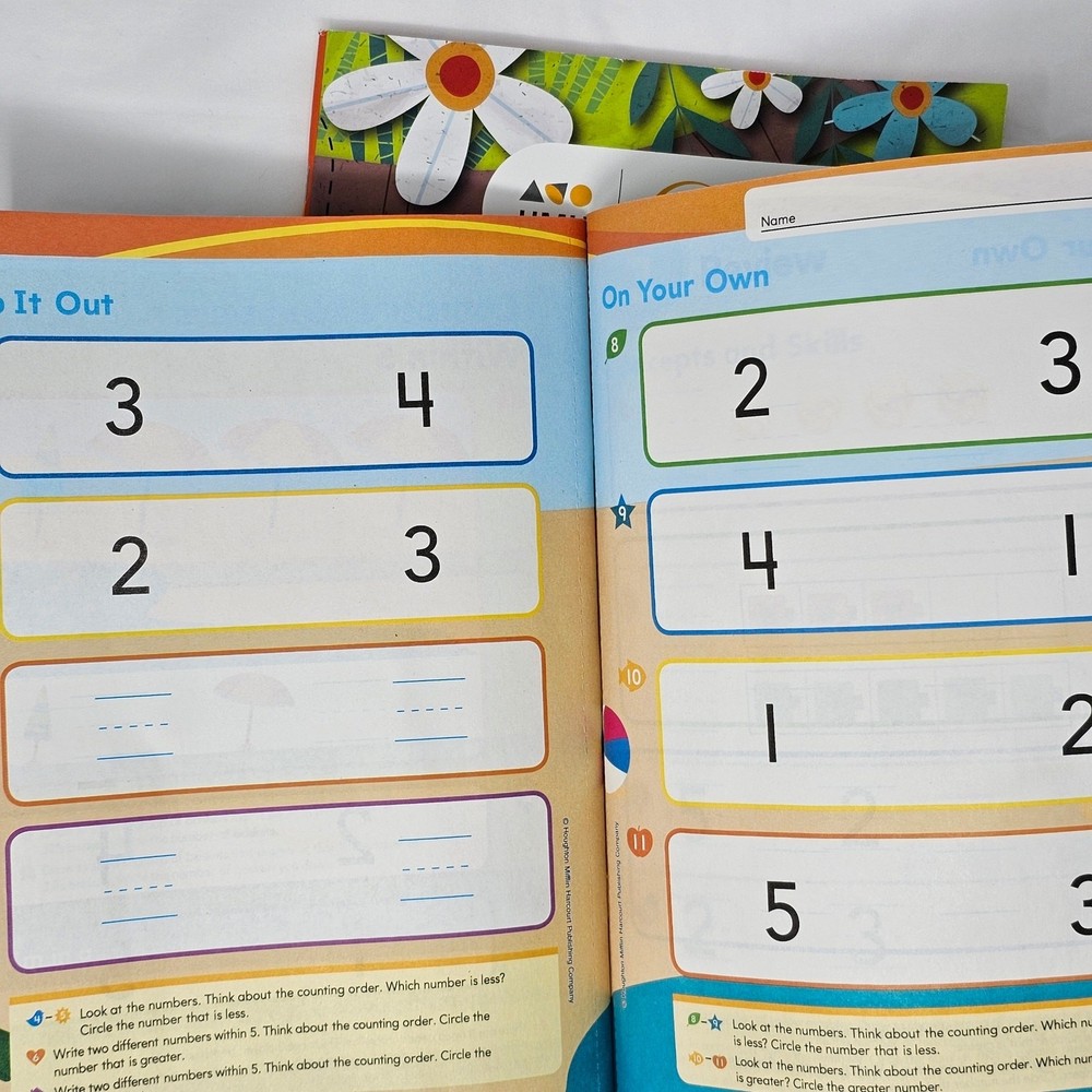 Kindergarten Student Workbooks HMH Into Math Modules 1-6 Homeschool Classroom