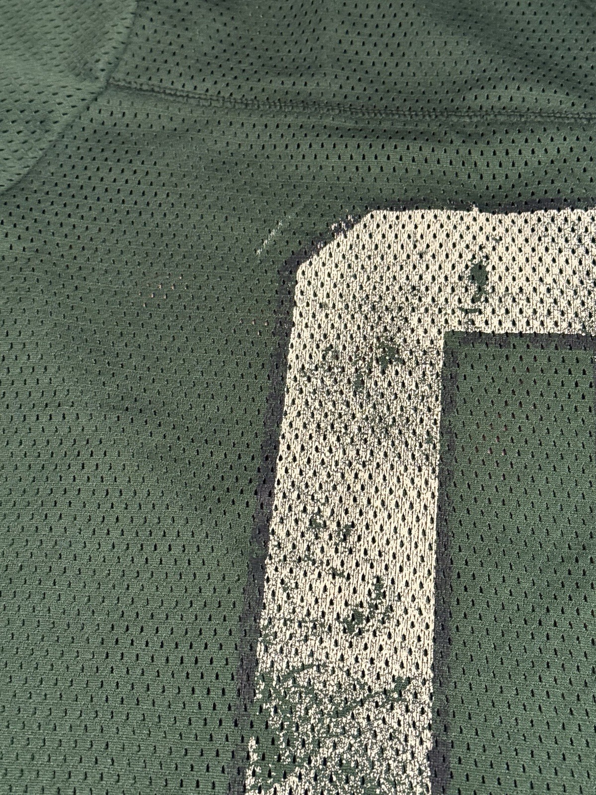 RSQ Football Jersey Men’s Size L, Green With White Numbers NWT