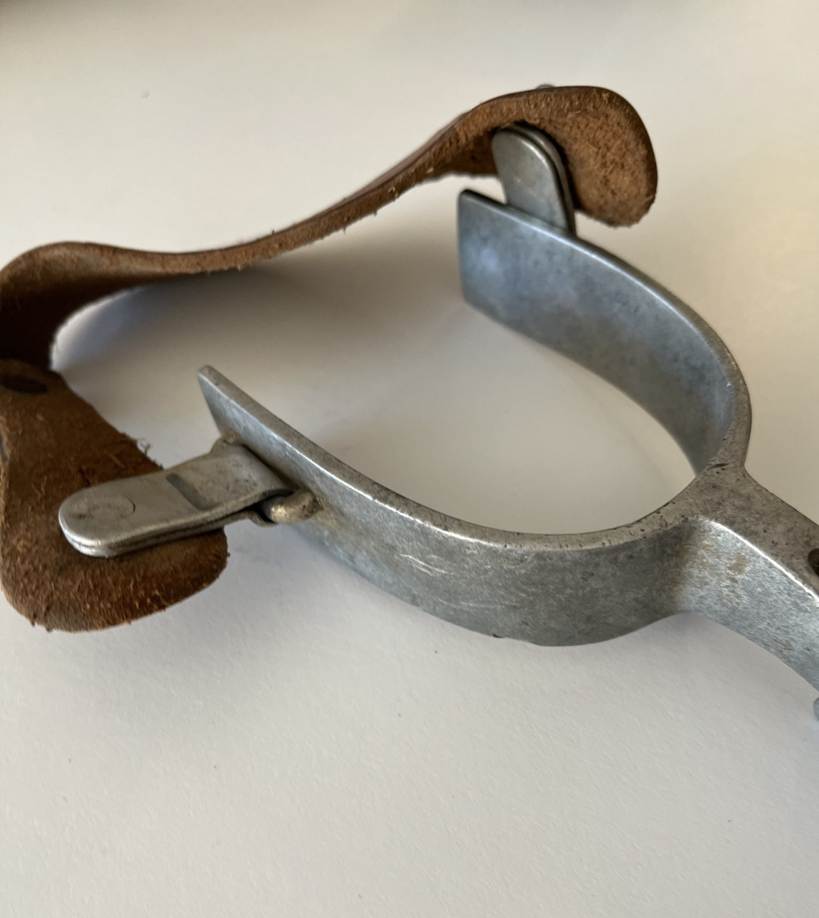 1940's Crockett Airplane Aluminum Cowboy spurs Heavy Duty