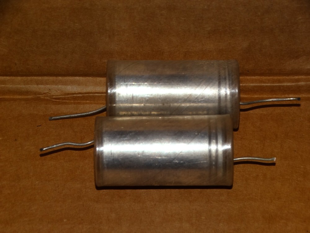 2 - Vintage "TM Capacitor" Pulls 50mfd 150v (Quantity Available)