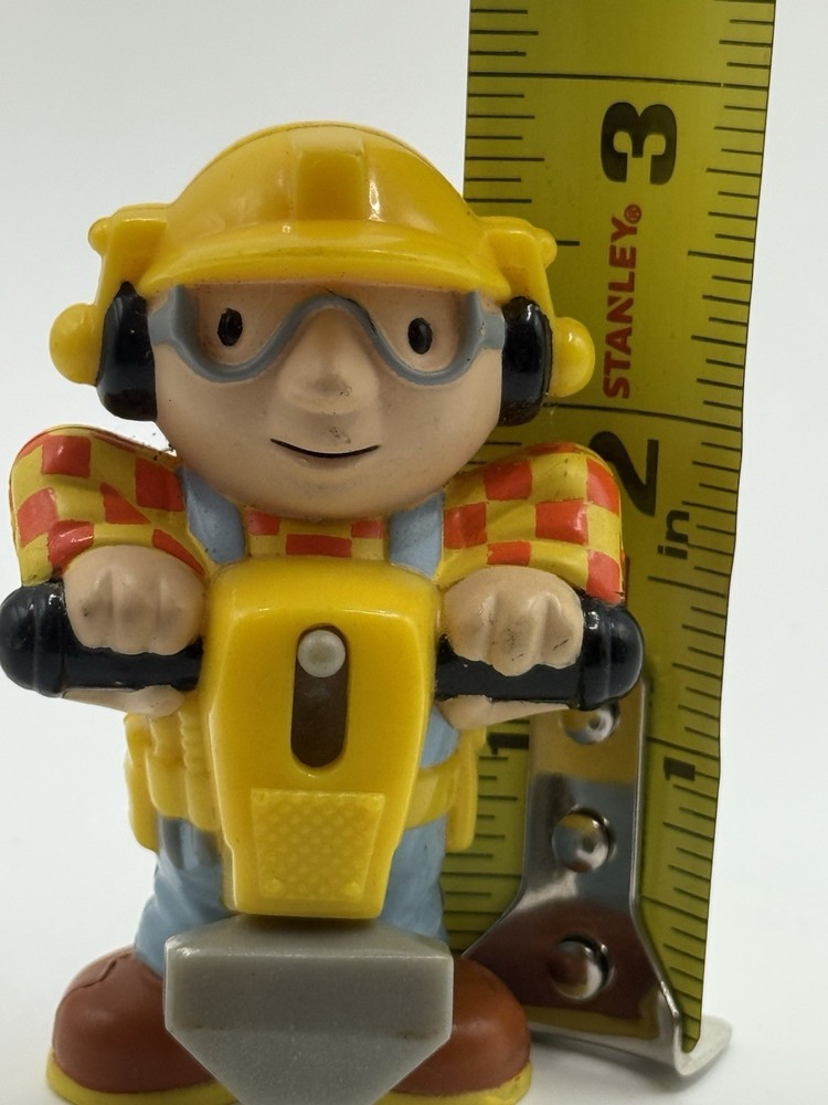 Jackhammering Bob the Builder Toy Figure 2000 Hasbro