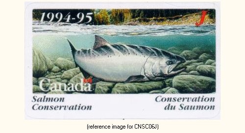 D2K Canada(National) Salmon Stamp 1994 'J'