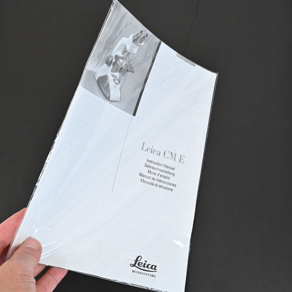 Leica CM E Microscope Instruction Manual - OEM