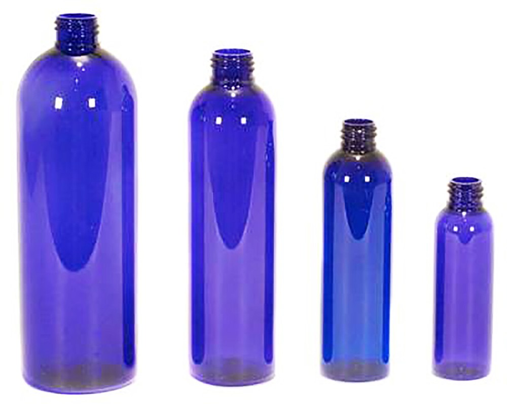 10 pack New 4 Oz Empty Plastic Blue PET Bottles without cap