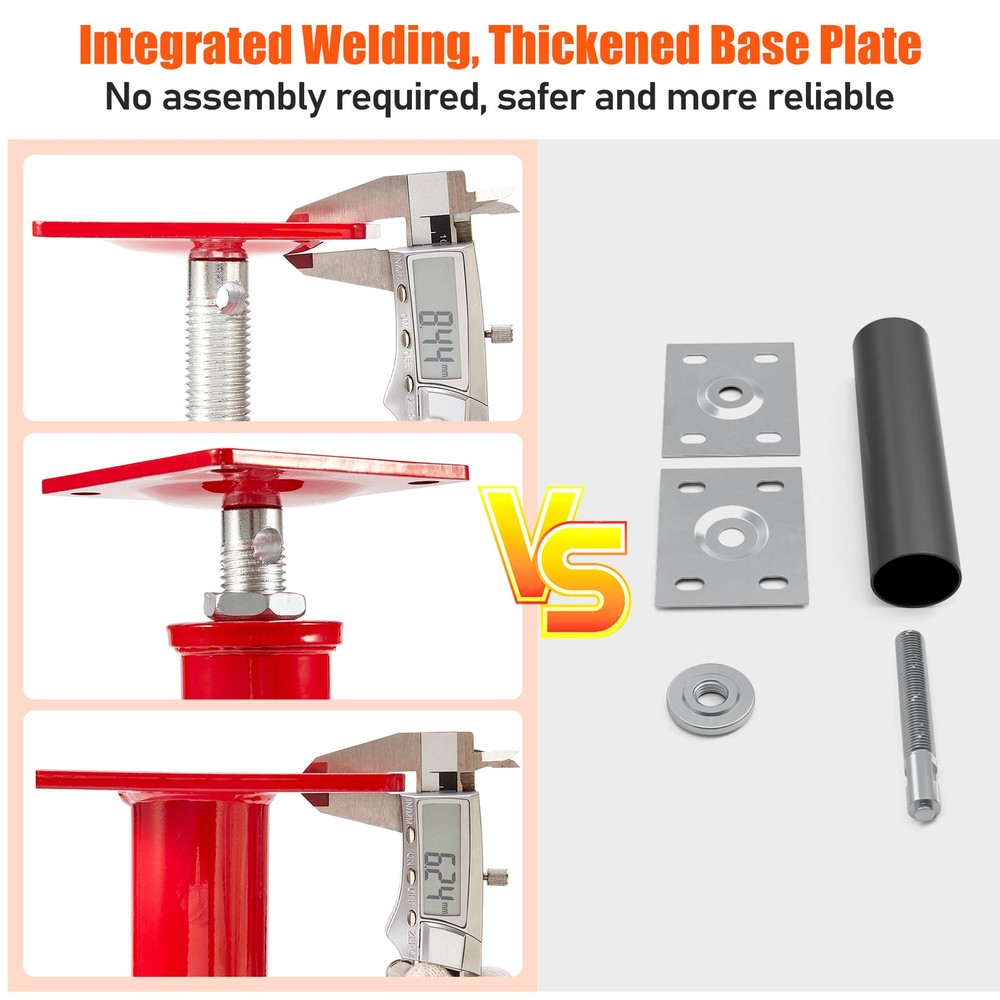 11"-16"Height Floor House Jacks Universal for Leveling Crawlspace 2Pack