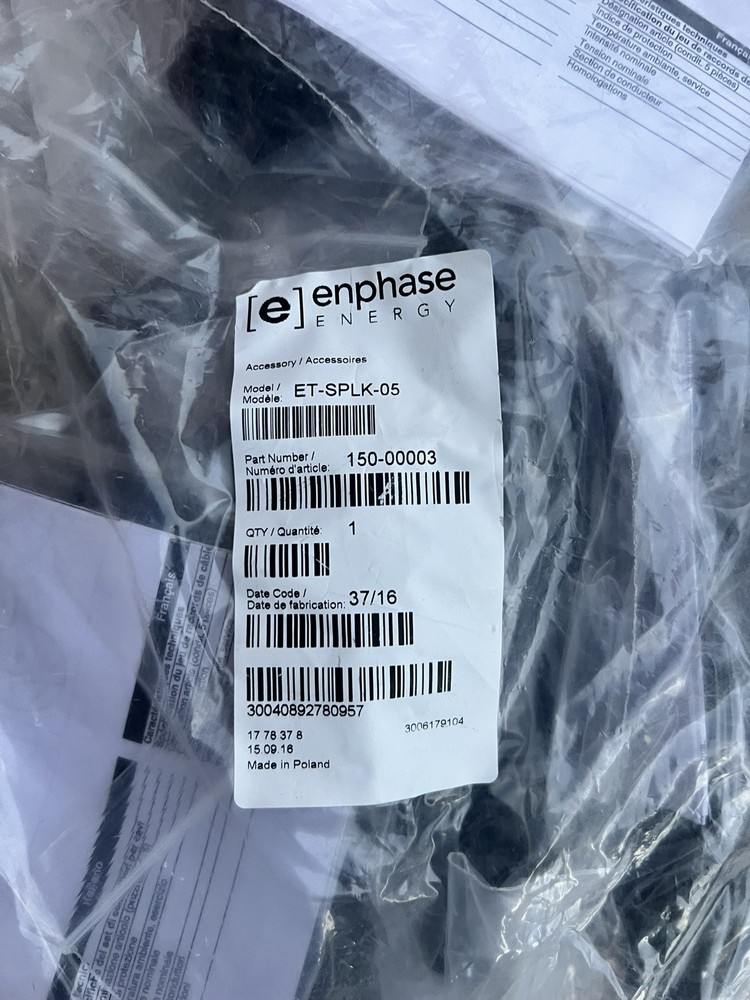 ENPHASE ENGAGE CABLE COUPLER SPLICE KIT ET-SPLK
