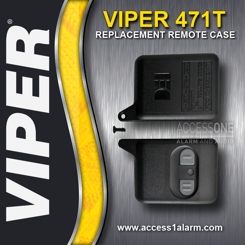 Viper 471C 2-Button Replacement Remote Control Case With Gray Buttons