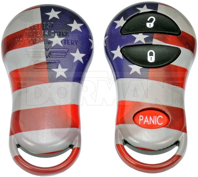 Dorman 13628US Keyless Remote Case American Flag