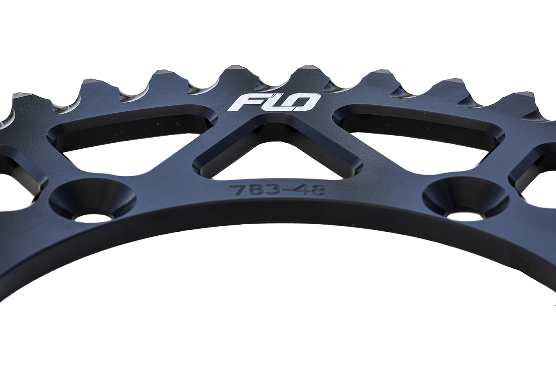 Kawasaki KX125 KX250 KX250F KX450F KX450 BLACK 50T REAR SPROCKET FLO MOTORSPORTS