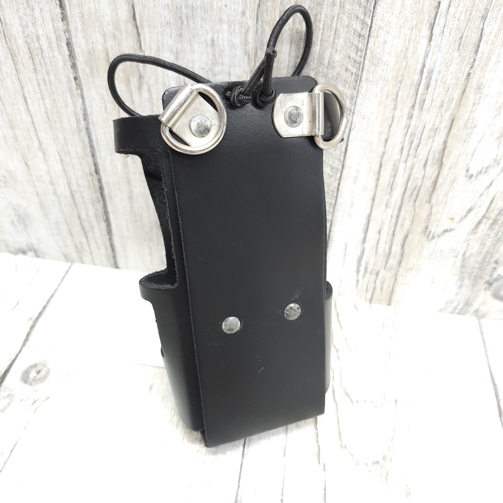 Perfect Fit Fireman's Leather Radio Holder for Motorola APX 6000 /8000 /XE