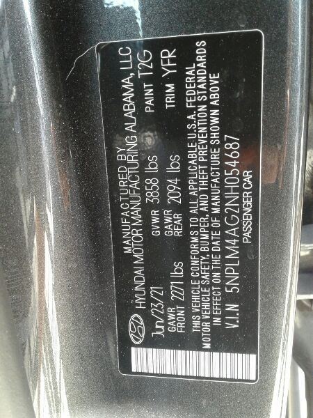 Camera/Projector Camera Front Windshield Mounted Fits 21-23 ELANTRA 126916
