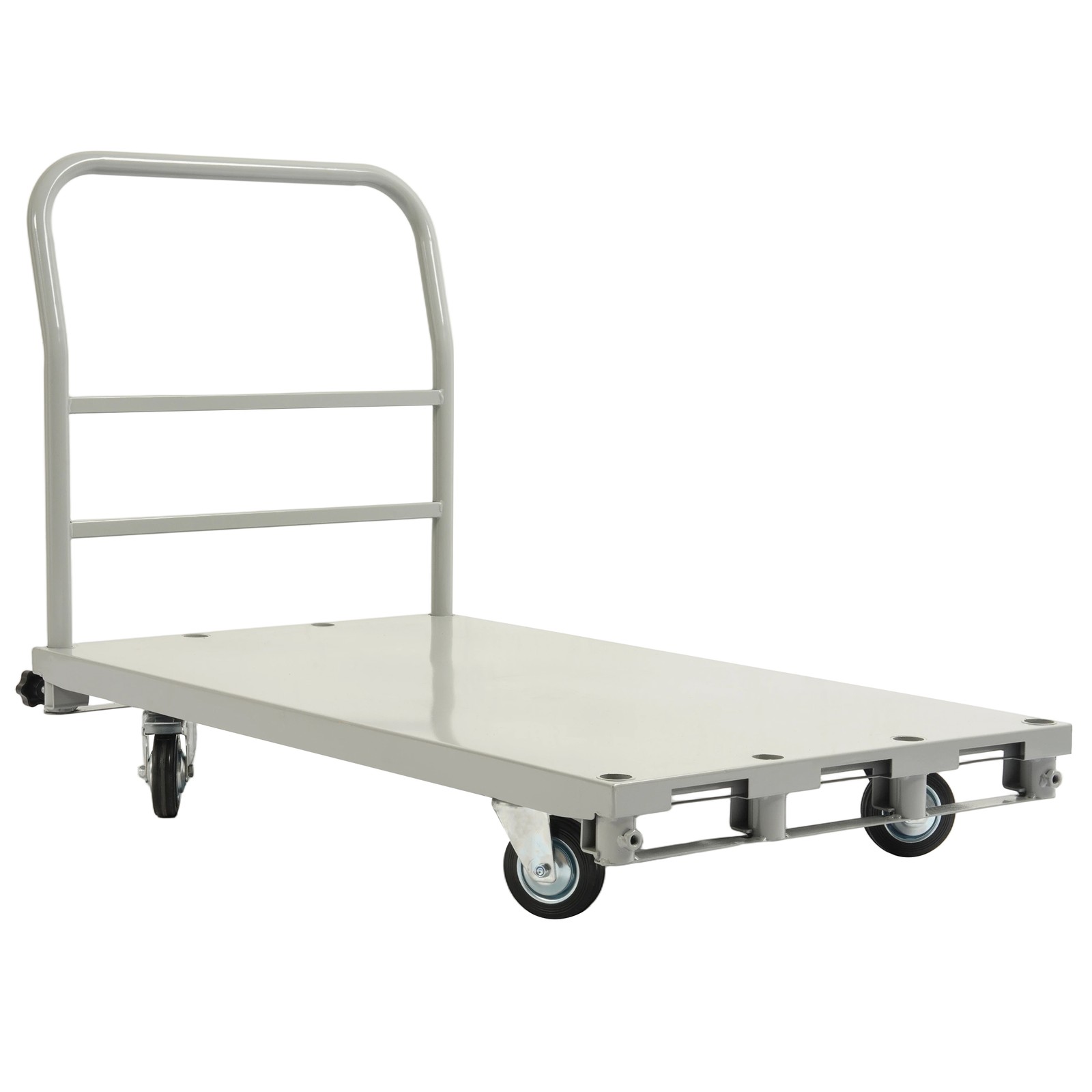 2200 lb 2- in-1 Drywall Sheet Cart, Lumber Platform Truck Dolly Cart W/4 Casters