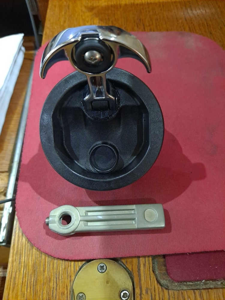 Perko Flush NON Locking Latch-Black #1092005BLK