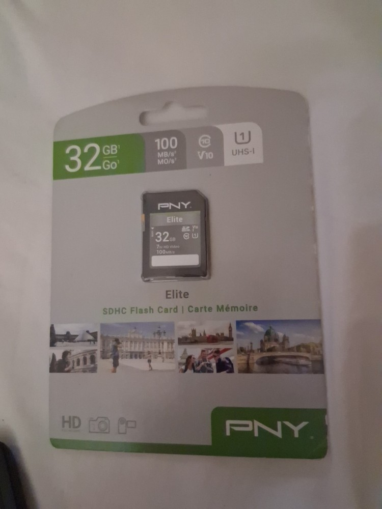 ⭐️ PNY 32GB Elite SDHC Flash Card ⭐️