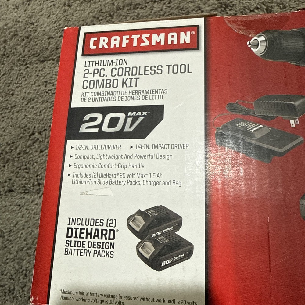 Craftsman g21417 20V Cordless Combo Kit