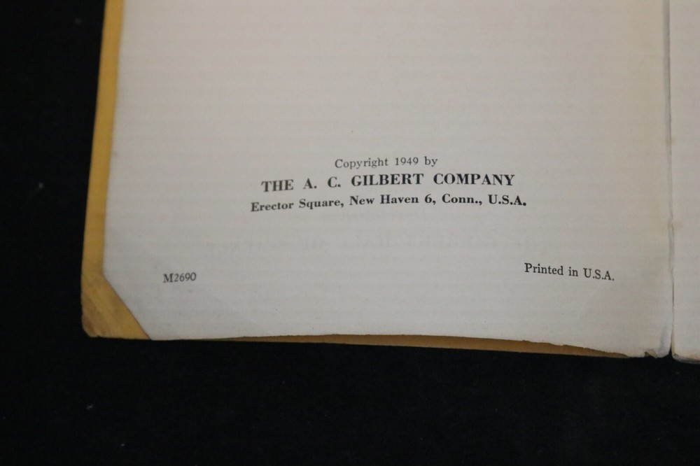 1949 American Flyer S Gauge Trains Instructions For Assembling & Operating