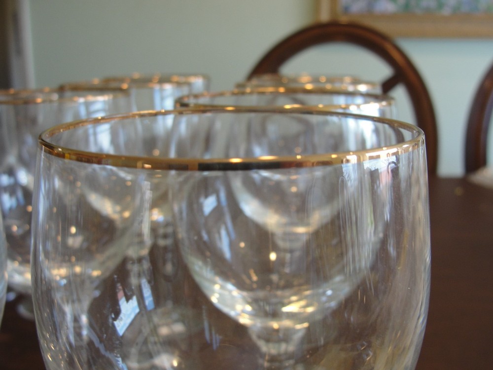 LENOX PHOENIX GOLD 8 WATER 8 3/4"