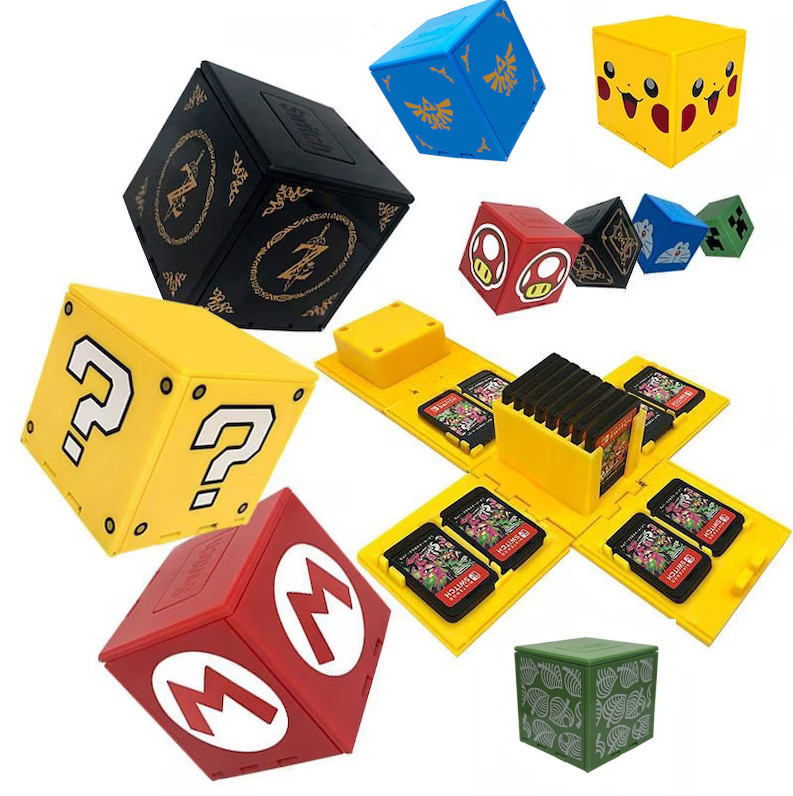 Nintendo Switch Game Card Cube 16-in-1 Foldable Storage Case