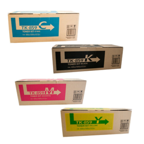 Copystar TK859 OEM Toner Set, B/C/M/Y
