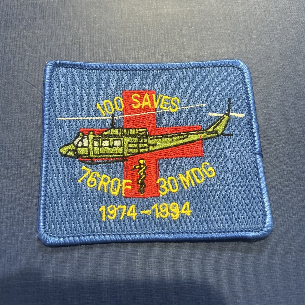 100 Saves 1974-1994 76 ROF 30 MDG Army Patch