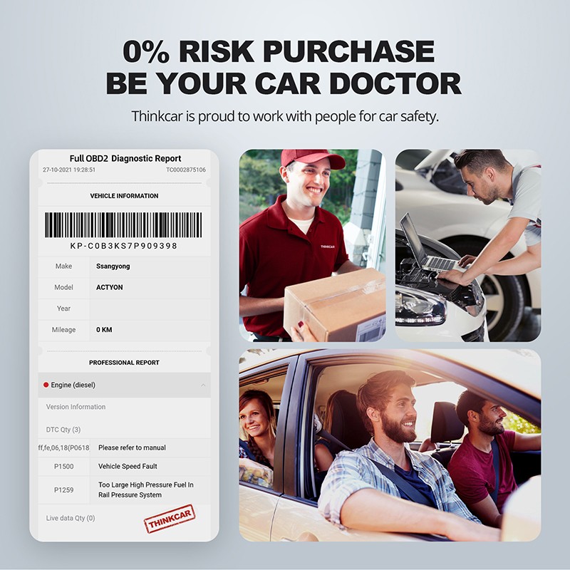 ThinkOBD 500 Car OBD2 Diagnostic Service Tools Auto Scanners Code Readers USA