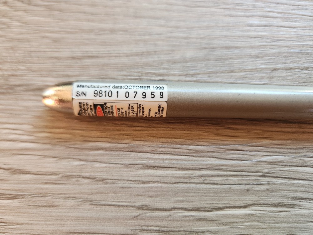 Vintage Opcom Pen Style Red Laser Pointer 630-680nm