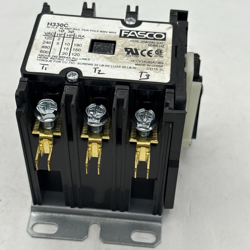 FASCO H330C Definite Purpose Contactor