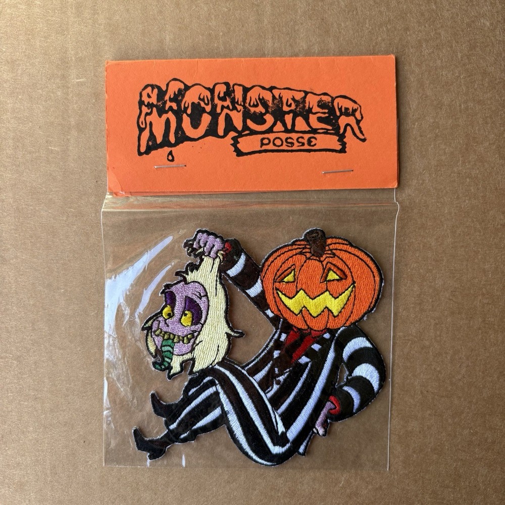 Monster Posse Beetlejuice Patch New