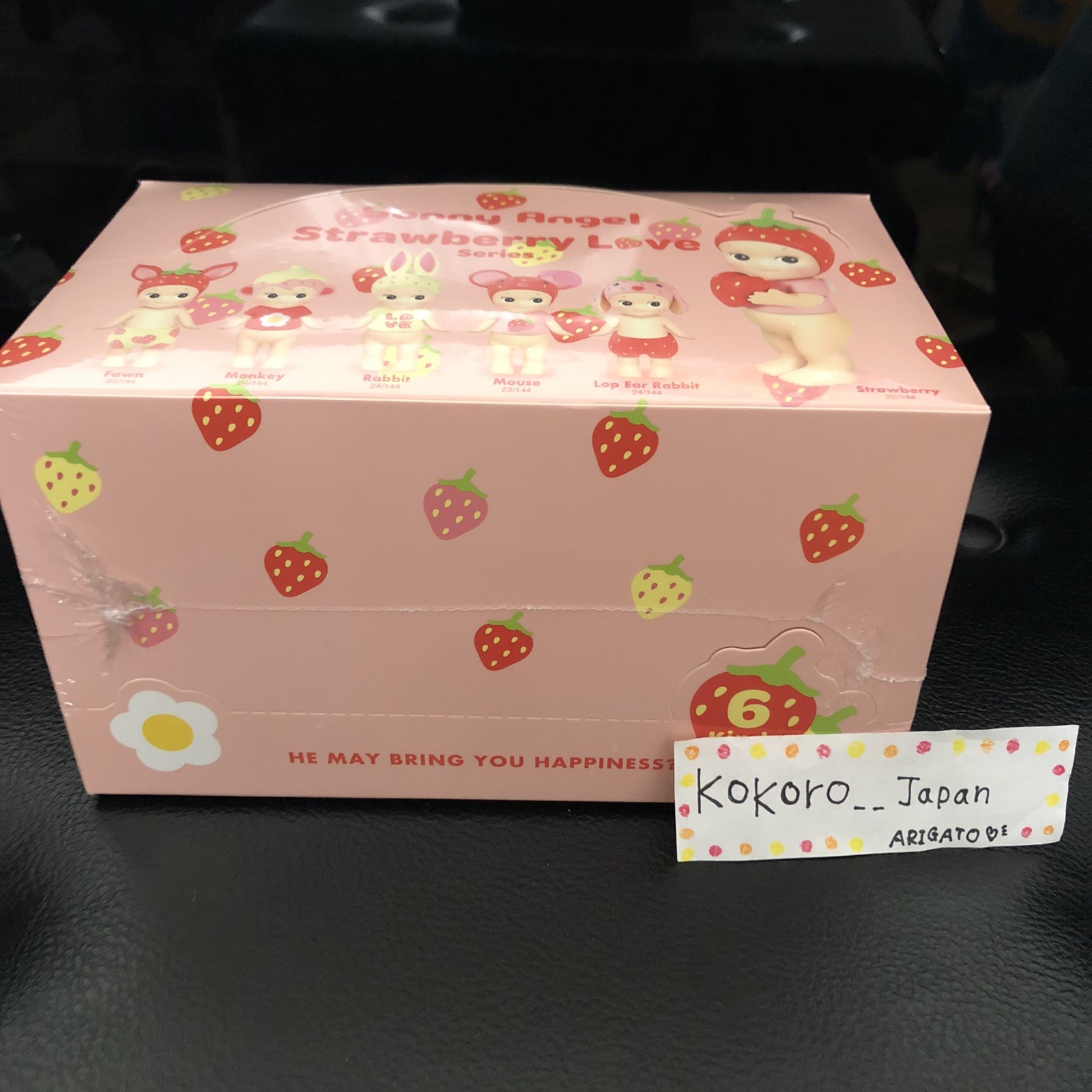 NEW Sonny Angel Strawberry Love Series Assort Box 6 Blind Figures Sealed JP 2026
